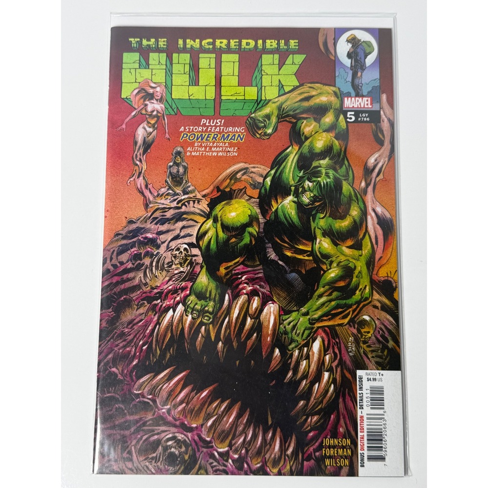 The Incredible Hulk 5 Legacy 786 Marvel 2023 Power Man Story Nic Klein Cover